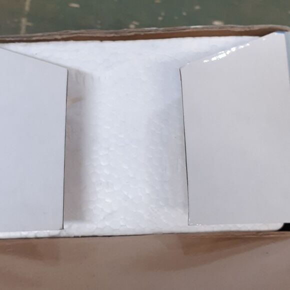 Glass Photo Coasters Set of 4 with Solid Wood Holder NIB - Picture 7 of 7